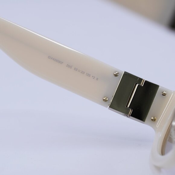 🕶️ New Givenchy GV40091F 25G Sunglasses - Shiny Ivory Frame - Picture 4 of 8